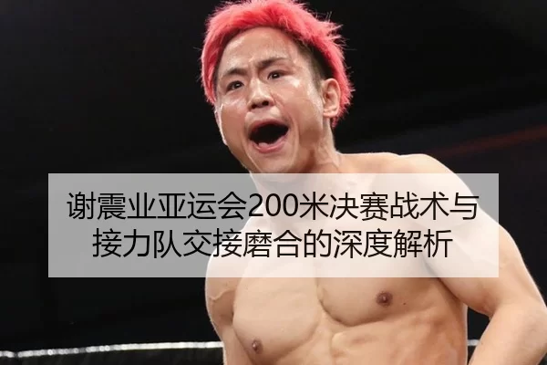 谢震业亚运会200米决赛战术与接力队交接磨合的深度解析